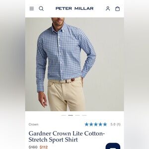 PETER MILLARlong sleeve button down